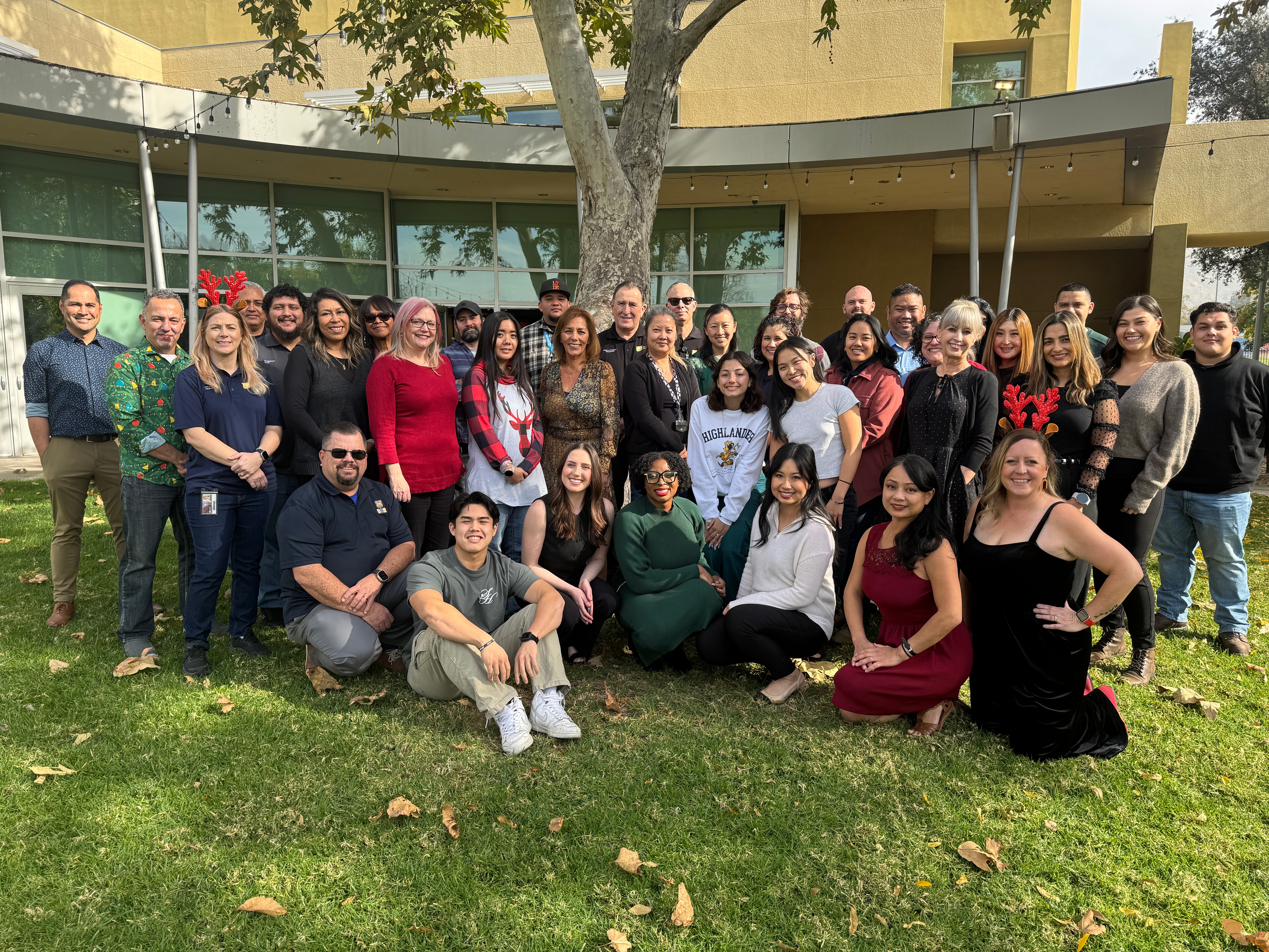 EH&S Staff Photo from Holiday Lunch 2024