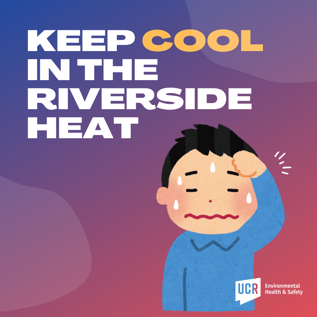 Keep cool in the the Riverside heat. 