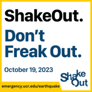 ShakeOut Don't Freak Out.