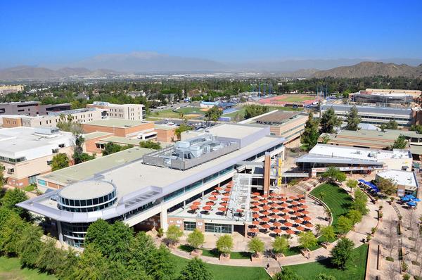 Image of campus taken by drone