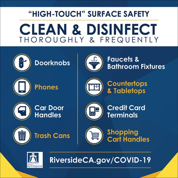 City of Riverside Clean and Disinfect 