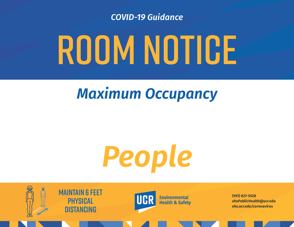 COVID-19 Room Capacity Template