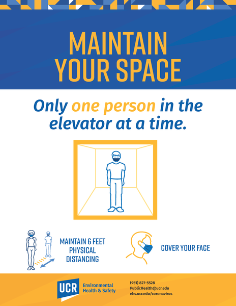 COVID-19 Elevator Poster