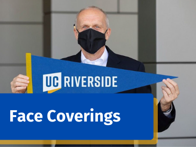 Chancellor Wilcox wearing a mask