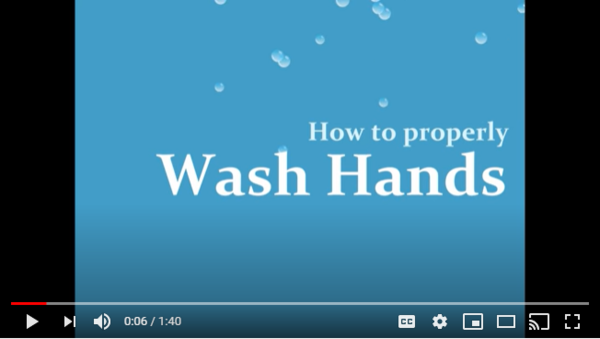 Hand washing video thumbnail