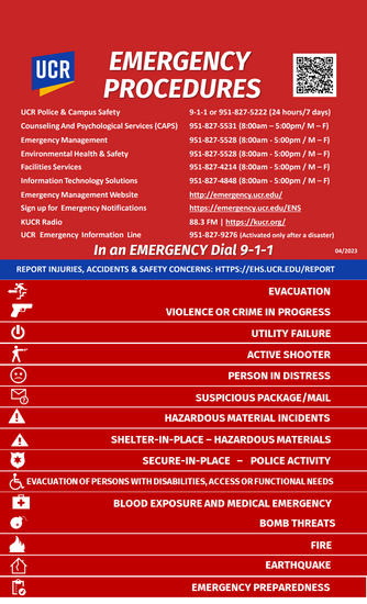 Emergency Flip Chart