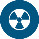 Radiation warning icon