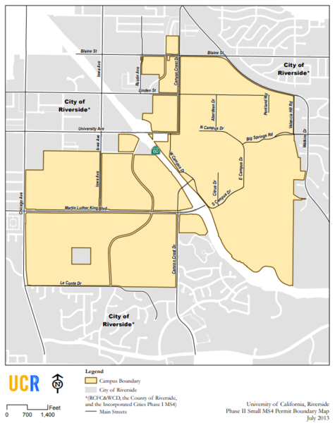 Phase II Small MS4 Permit Boundary map