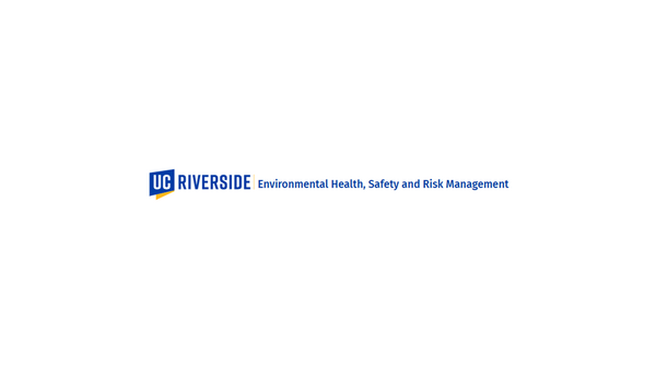 UCR monogram with Environmental, Health, Safety, and Risk Management