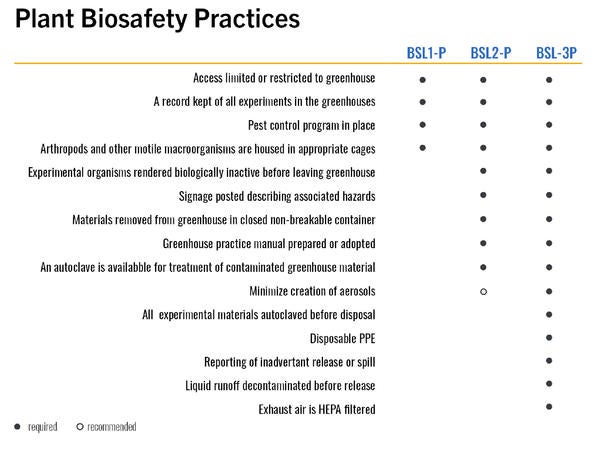 Plant Biosafety