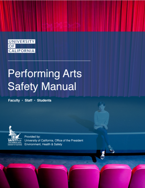 cover of the UC Performing Arts Safety Manual