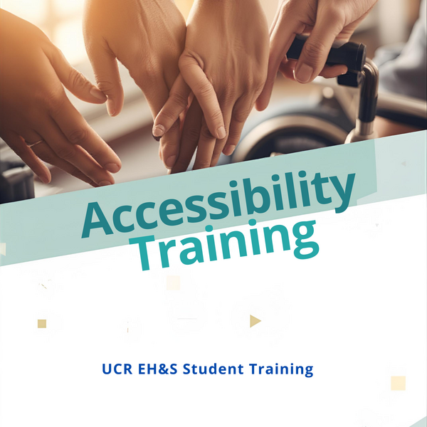 EH&S Student Accessibility Training