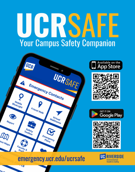 UCR Safe download poster