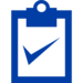 Clipboard and checkmark icon