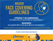 Face Covering guidelines poster