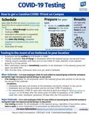 How to get a COVID-19 test on campus